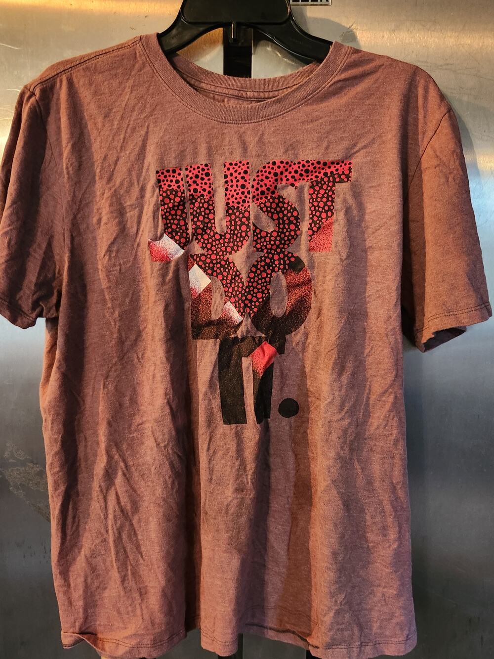 Vintage Nike Faded Red Graphic Athletic Cut T-Shirt Men's Size L